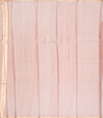 Peach Handloom Banarasi Tissue Silk Saree With Floral Motifs-BE1650