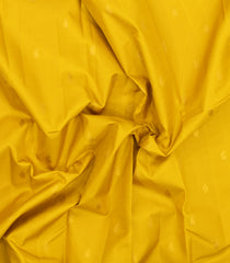 Lemon Yellow Handloom Korvai Kanchipuram Silk Saree With Buttas-KA16426