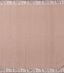 Brown Handloom Bengal Cotton Saree With Floral Buttas-BG1671