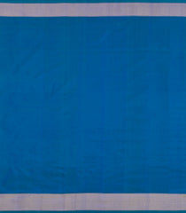 Cyan Handloom Pochampally Ikat Silk Saree With Tie & Dye Motifs -IK0416