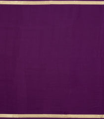 Purple Woven Mysore Silk Saree With Zari Border-MS3688