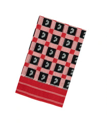 Black Handwoven Orissa Cotton Saree With Tie & Dye Motifs-OR0893