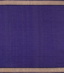 Purple Handloom Soft Silk Cotton Saree With Vairaoosi & Buttas-SC4440