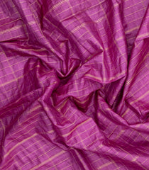BubbleGum Pink Woven Tussar Silk Saree With Checks-TU3434