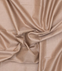 Taupe Woven Tussar Silk Saree With Stripes-TU3504