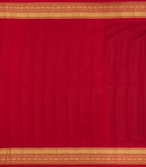 Purple Handloom Gadwal SICO Saree With Cotton Body & Silk Border-GA0320