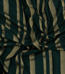 Bottle Green Woven Mysore Silk Saree With Zari Temple-MS3473