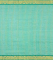 Rust Handloom Silk Cotton Saree With Checks & Buttas-SC4733