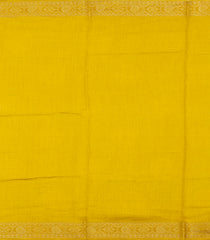 Yellow Printed Synthetic Dola Silk Saree With Zari Stripes & Border-SY0409