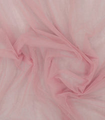 Baby Pink Woven Net Saree With Embroidered Motifs -EN1773