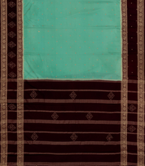 Aquamarine Woven Art Crepe  Saree With Stone Work & Contrast Border-BL5137
