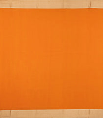 Orange Woven Mysore Silk Saree With Floral Jaal Motifs-MS3281
