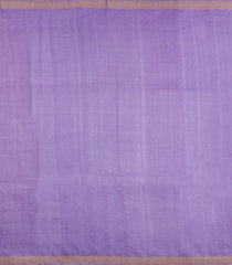 Lavender Woven Tussar Silk Saree With Mango Motifs & Zari Border-TU3528