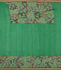 Crimson Handloom Chanderi Cotton Saree With Multi Colour Stripes-CC1591