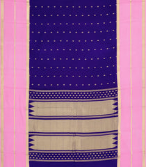 Purple Woven Mysore Silk Saree With Contrast Zari Border-MS3486