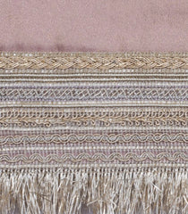 Baby Pink Woven Synthetic Blended Tissue Saree With Embroidered Border-EN2000