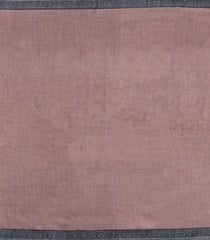 Rust Printed Pure Silk Saree With Floral Motifs-PS0773