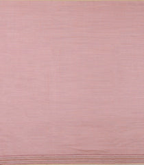 Dusty Pink Embroidered Synthetic Linen Saree With Elephant Motifs-SY0563