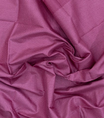 Pink Printed Tussar Silk Saree With Stripes-TU3381