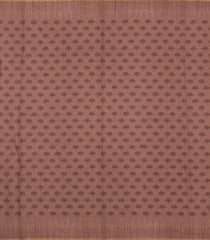 Light Peach Printed Synthetic Linen Saree with Jhalar-BL5347
