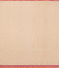 Sandal Handloom Bengal Cotton Saree With Floral Buttas-BG1673