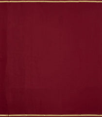 Maroon Woven Mysore Silk Saree With Floral Border-MS3385