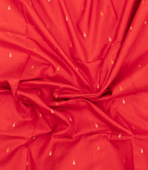Red Handloom Uppada Silk Saree With Meena Floral Motifs-UP0428