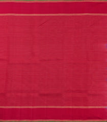 Red Handloom Kanchipuram Silk Saree With Zari Checks & Buttas-KA15736