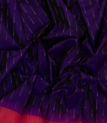 Purple Handloom Soft Silk Saree With Buttas & Contrast Border-SO4512