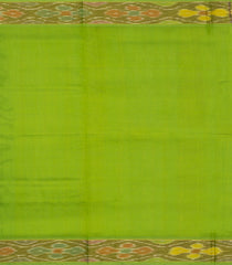 Purple Handloom Silk Cotton Saree With Tie & Dye Border-SC4673