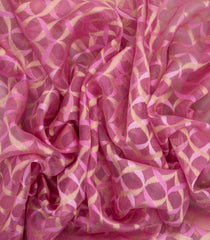 Baby Pink Handloom Organza Soft Silk Saree With Jaal Motifs-SO4136