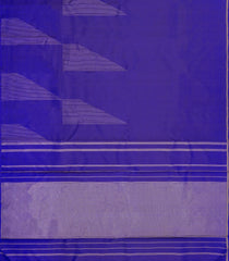 Purple Handloom Kanchipuram Silk Saree With Temple Stripes-KA15059-Purple