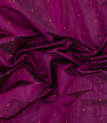 Magenta Handloom Silk Cotton Saree With Zari Border-SC4827