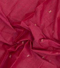 Peach Woven Rasipuram Cotton Saree With Buttas-RA2642