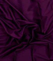 Dark Burgundy Woven Mysore Silk Saree With Contrast Zari Border-MS3789