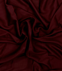 Dark Maroon Woven Mysore Silk Saree With Contrast Border-MS3842