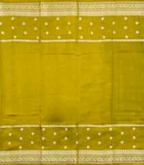 Sea Green Woven Banarasi Poona Silk Saree With Checks & Buttas-BP1013