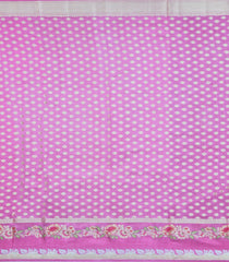 Pink Woven Banarasi Poona Silk Saree With Buttas & Contrast Meena Border-BP1034
