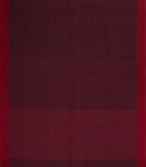 Maroon Woven Bengal Cotton Saree With Contrast Border-BG1775