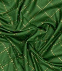 Green Woven Kota Silk Saree With Zari Checks -KO1051