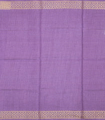 Lavender Printed Synthetic Dola Silk Saree With Zari Stripes & Border-SY0398