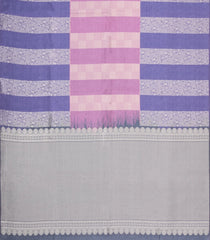 Dusty Pink Printed Synthetic Dupion Silk Saree With Floral Motifs-SY0222