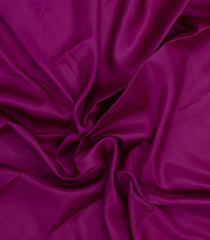 Dark Magenta Woven Mysore Silk Saree With Contrast Zari Border-MS3814