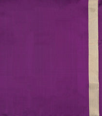 Black Handloom Korvai Kanchipuram Silk Saree With Temple Border-KA15433