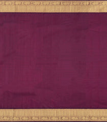 Dusty Pink Handloom Korvai Kanchipuram Silk Saree With Zari Checks-KA15939