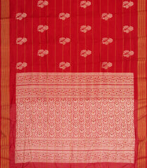 Red Printed Synthetic Dola Silk Saree With Zari Motifs & Border -SY0357
