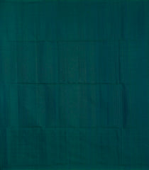 Sea Green Handloom Soft Silk Saree With Floral Stripes-SO4702