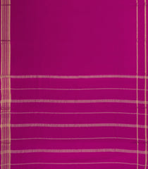 Magenta Woven Mysore Silk Saree With Pure Zari Border-MS3254