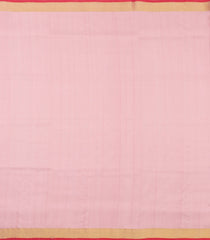 Baby Pink Handloom Uppada Silk Saree With Meena Buttas & Contrast Border-UP0363
