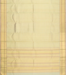 Taupe Handloom Kanchipuram Silk Saree With Annam Motifs-KA15815